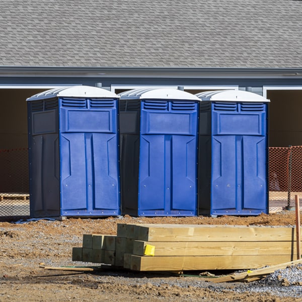 is there a specific order in which to place multiple portable restrooms in Check